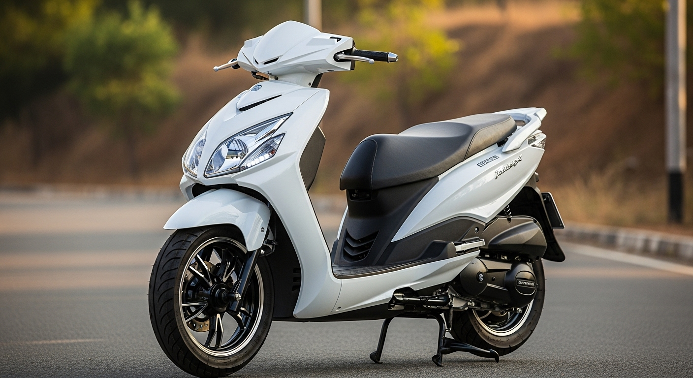 TVS New Hybrid Scooter